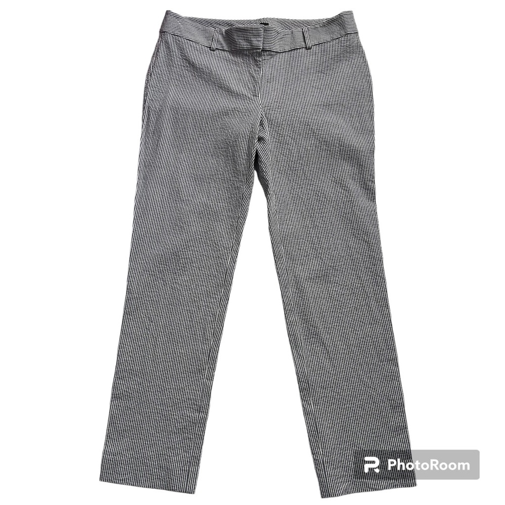 Ann Taylor Striped Seersucker Pants